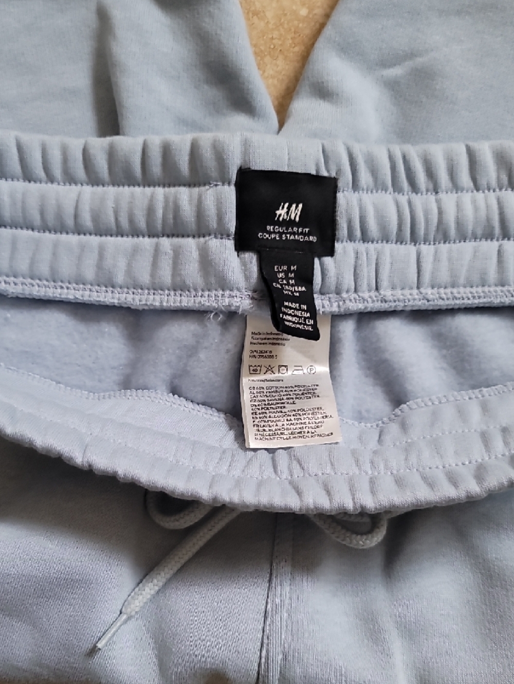 H&M Light Blue Athletic Drawstring Shorts - Picture 8 of 15